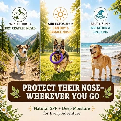 Natural Dog Company Snout Soother Dog Nose Balm – 2 oz Stick | Nourishing, Vegan & Non-Toxic Nose Care thumbnail 5