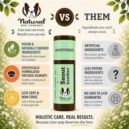Natural Dog Company Snout Soother Dog Nose Balm – 2 oz Stick | Nourishing, Vegan & Non-Toxic Nose Care thumbnail 7