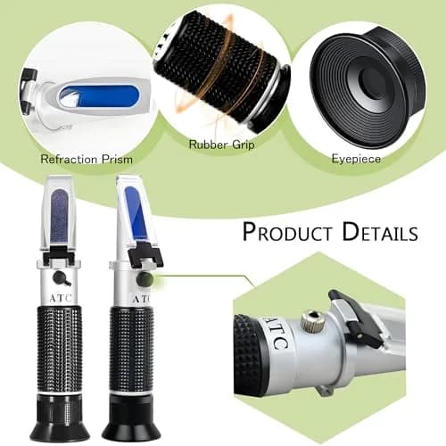 V·RESOURCING 0-32% Brix Meter Refractometer Portable Sugar Content Test | Accurate & Easy thumbnail 6