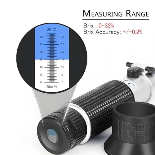 V·RESOURCING 0-32% Brix Meter Refractometer Portable Sugar Content Test | Accurate & Easy thumbnail 3