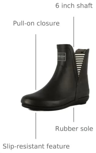 London Fog Piccadilly Rain Boot 9 M US | Classic Waterproof Mid-Calf Shoe thumbnail 3