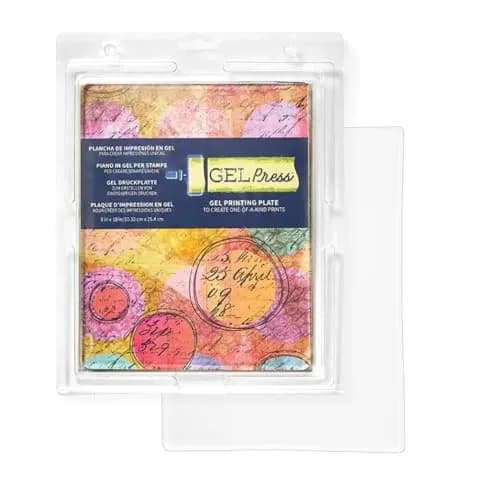 Gel Press Monoprinting Gelli Plate 8" x 10" | Durable, Reusable, Easy to Clean thumbnail 1
