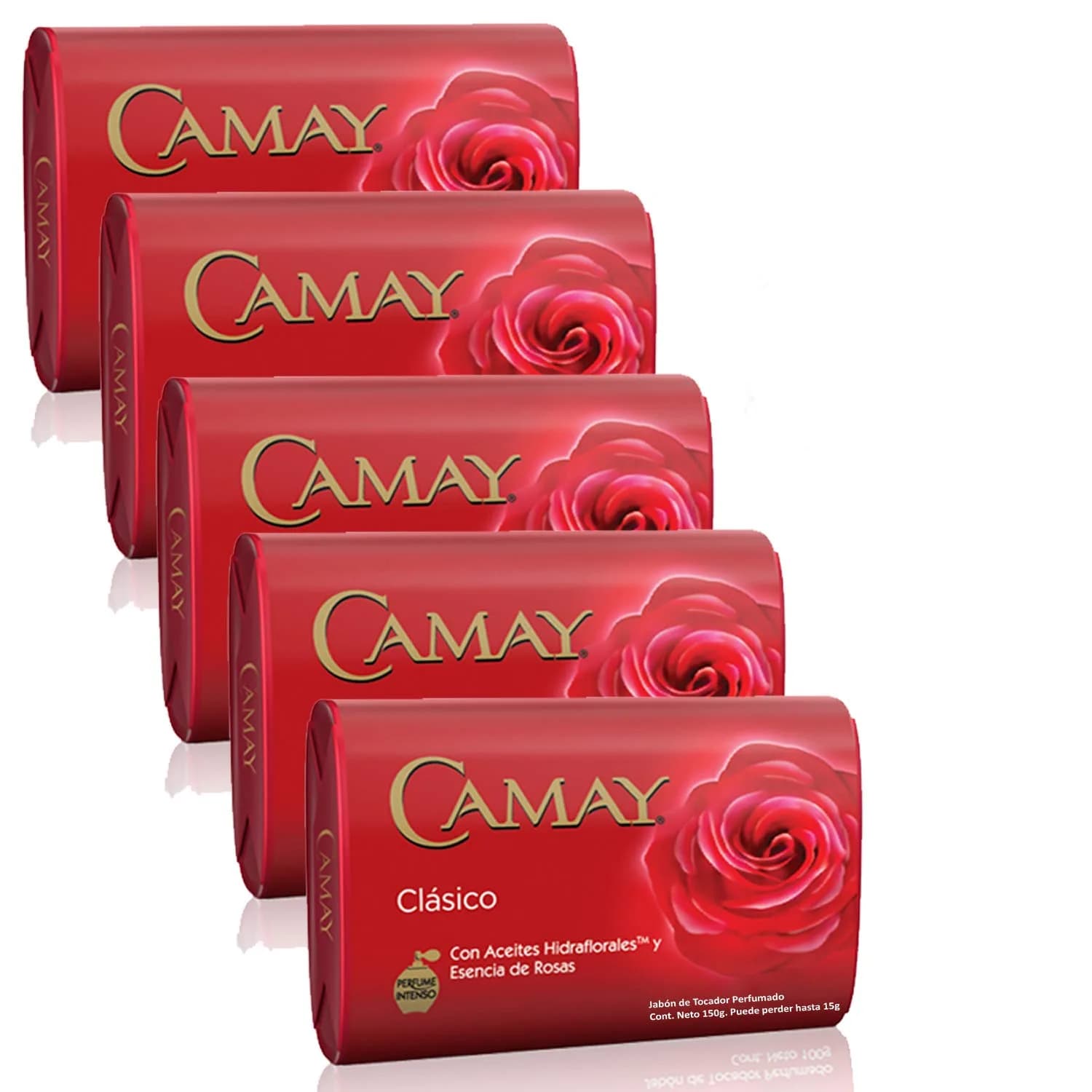 Camay Clasico Bar Soap 150g | Rose Scented, Hydrafloral Oils, Soft Skin - main product image