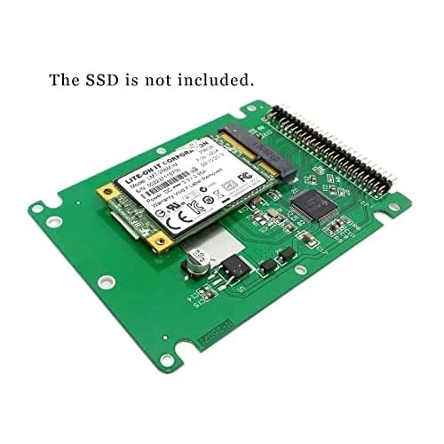 chenyang mSATA Mini SATA SSD to IDE 44Pin 2.5 inch Hard Disk Case Enclosure Box White for Laptop | Compatible with 50mm mSATA SSD thumbnail 5