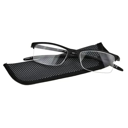 Foster Grant Paolo Square Reading Glasses 2.5 Diopters (59mm Lens Width) | Scratch & Impact Resistant thumbnail 2