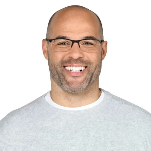 Foster Grant Paolo Reading Glasses +2.0 Diopters 59mm Lens Width | Rectangular Semi-Rimless thumbnail 6
