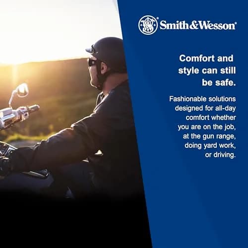Smith & Wesson Elite Safety Glasses (21303) Smoke Lenses Black Frame | ANSI Z87.1+ Certified thumbnail 7