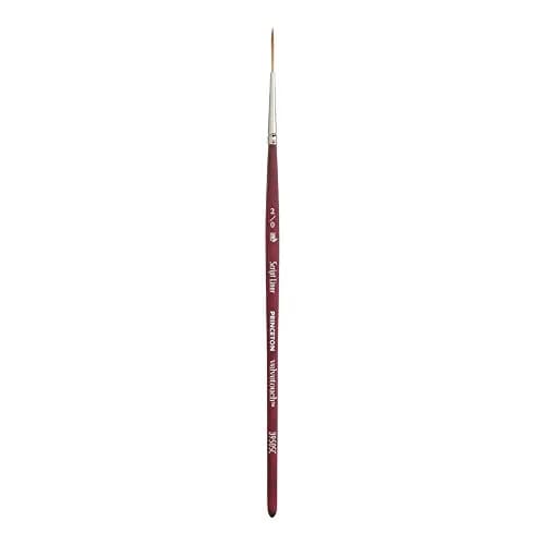 Princeton Velvetouch Artiste Series 3950 Script Liner Brush 2/0 | Luxury Synthetic Mixed-Media for Acrylic, Watercolor & Oil thumbnail 1