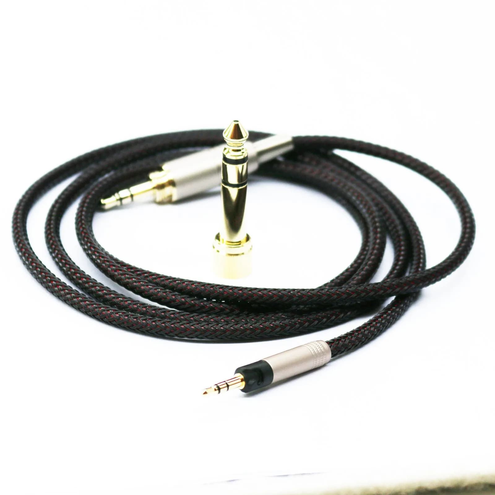 NEW NEOMUSICIA 1.2m 3.9ft Replacement Audio Cable for Sennheiser HD6 HD7 HD8 Headphones | High-Quality, Compatible, Durable - main product image
