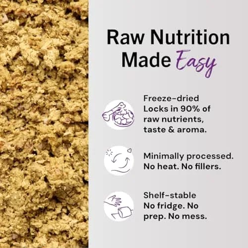 Stella & Chewy's Freeze-Dried Raw Duck & Goose Morsels for Cats & Kittens, 510 g (18 oz) | Complete & Balanced Nutrition thumbnail 6