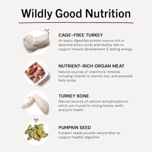 Stella & Chewy's Freeze-Dried Raw Cat Dinner Morsels Turkey Recipe 227 g (8 oz) | 98% Farm-Raised Meat & Organs thumbnail 9
