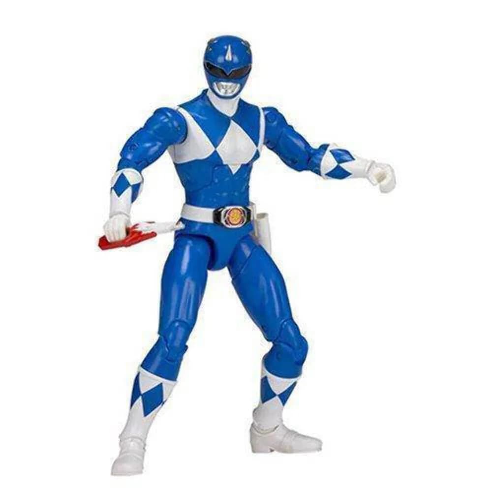 Power Rangers Mighty Morphin Blue Ranger Legacy Figure 16.5 cm (6.5") | Collectible Action Figure with Build-a-Megazord Piece — Blue Ranger