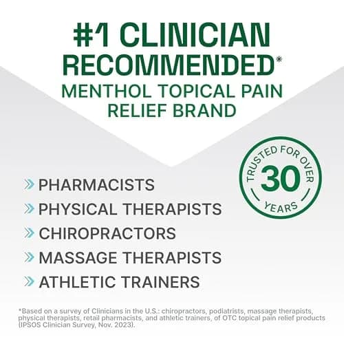 Biofreeze Professional Strength Pain Relief Gel, 16 Fl Oz | Menthol Cooling Formula for Muscles & Joints thumbnail 3