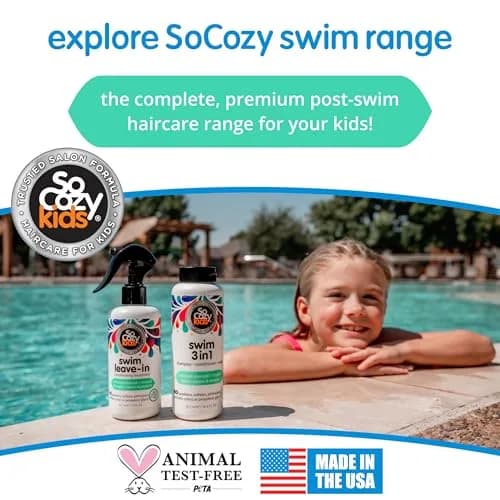 SoCozy Kids Swim 3-in-1 Shampoo, Conditioner & Body Wash 311ml (10.5 Fl Oz) | Removes Pool Chlorine & Salt thumbnail 7
