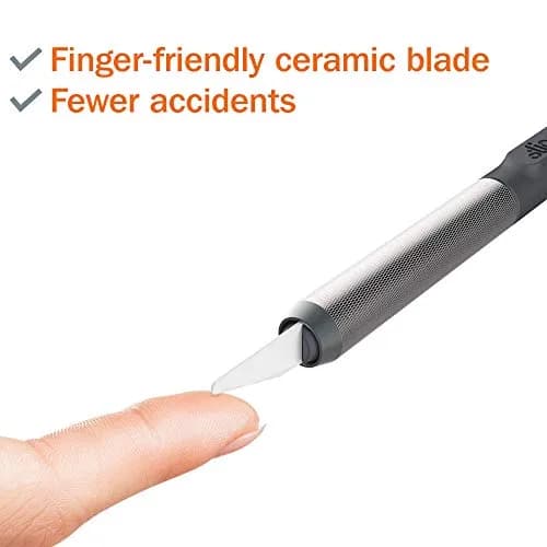 Slice Craft Knife 1 Pack | Finger-Friendly Ceramic Edge, Safer Choice, Rust-Free, 11x Longer Lasting (en_US) thumbnail 2