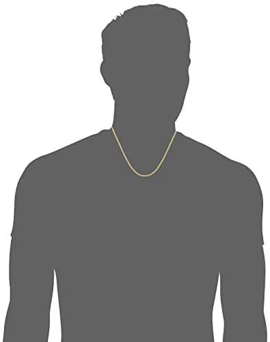 Kooljewelry Solid 14k Yellow Gold Filled Rope Chain Necklace for Women & Men, 30 inches thumbnail 6