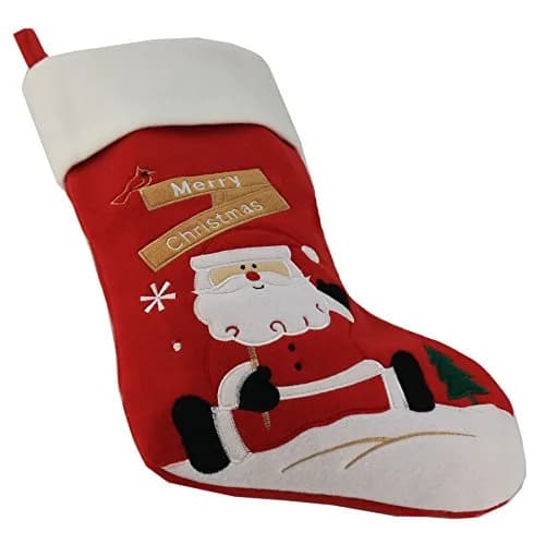 WEWILL Classic Christmas Stockings Set of 2 Santa, Snowman 43cm (17 Inch) | Festive Holiday Decor thumbnail 4
