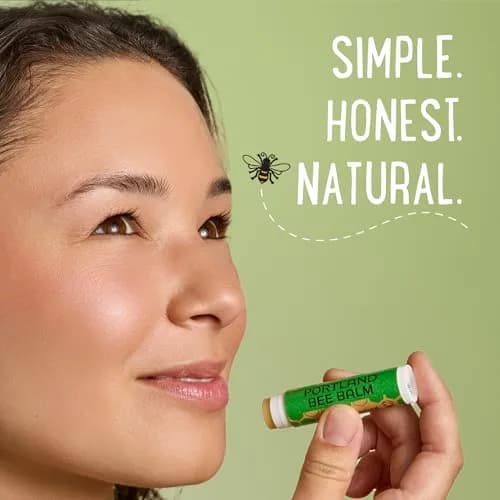 Portland Bee Balm Oregon Mint Lip Balm 3 Pack | Natural Beeswax, Hydrating & Cruelty-Free thumbnail 7