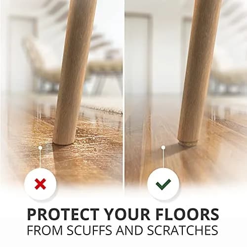 X-Protector Furniture Felt Pads 181 PCS - Beige Round & Square | Protects Hardwood & Laminate Floors thumbnail 3