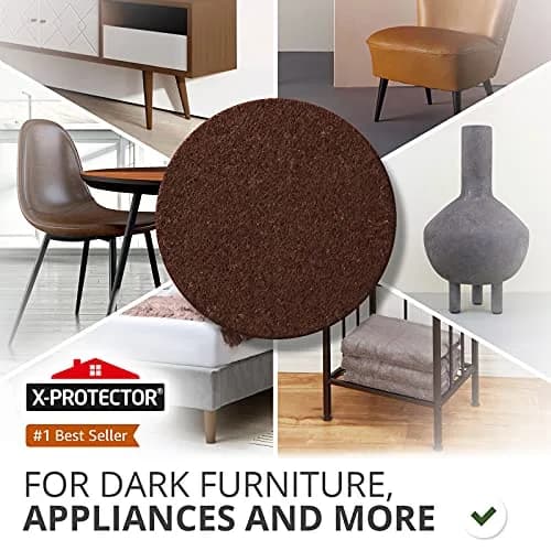 X-Protector 181 PCS Premium Felt Furniture Pads | Heavy Duty Furniture Sliders for Hardwood & Laminate Floors thumbnail 2