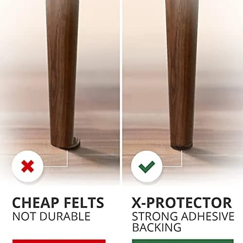 X-Protector 181 PCS Premium Felt Furniture Pads | Heavy Duty Furniture Sliders for Hardwood & Laminate Floors thumbnail 3