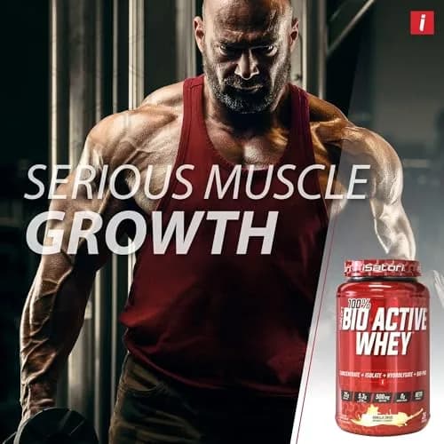 iSatori 100% Bio-Active Whey Protein Vanilla Flavor | 26 Servings, 25g Protein, Fast Recovery thumbnail 3