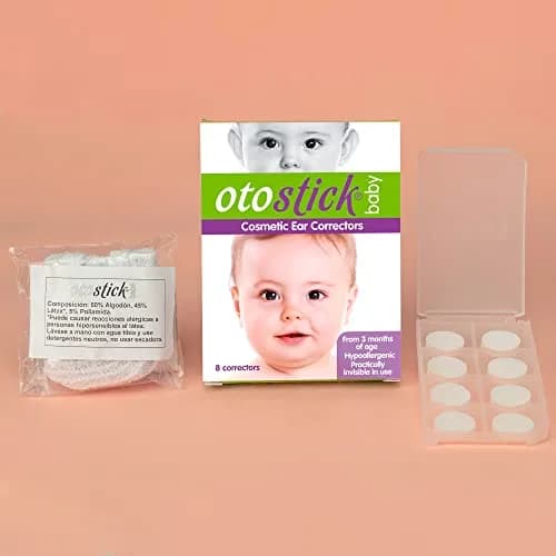 Otostick Baby Ear Corrector 8 Count Transparent Silicone | Corrects Prominent Ears from 3 Months thumbnail 7
