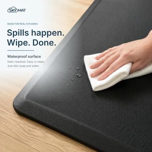 Sky Solutions Anti Fatigue Kitchen Mat 51cm x 82cm (20in x 32in) | Comfort Floor Mat for Standing thumbnail 5