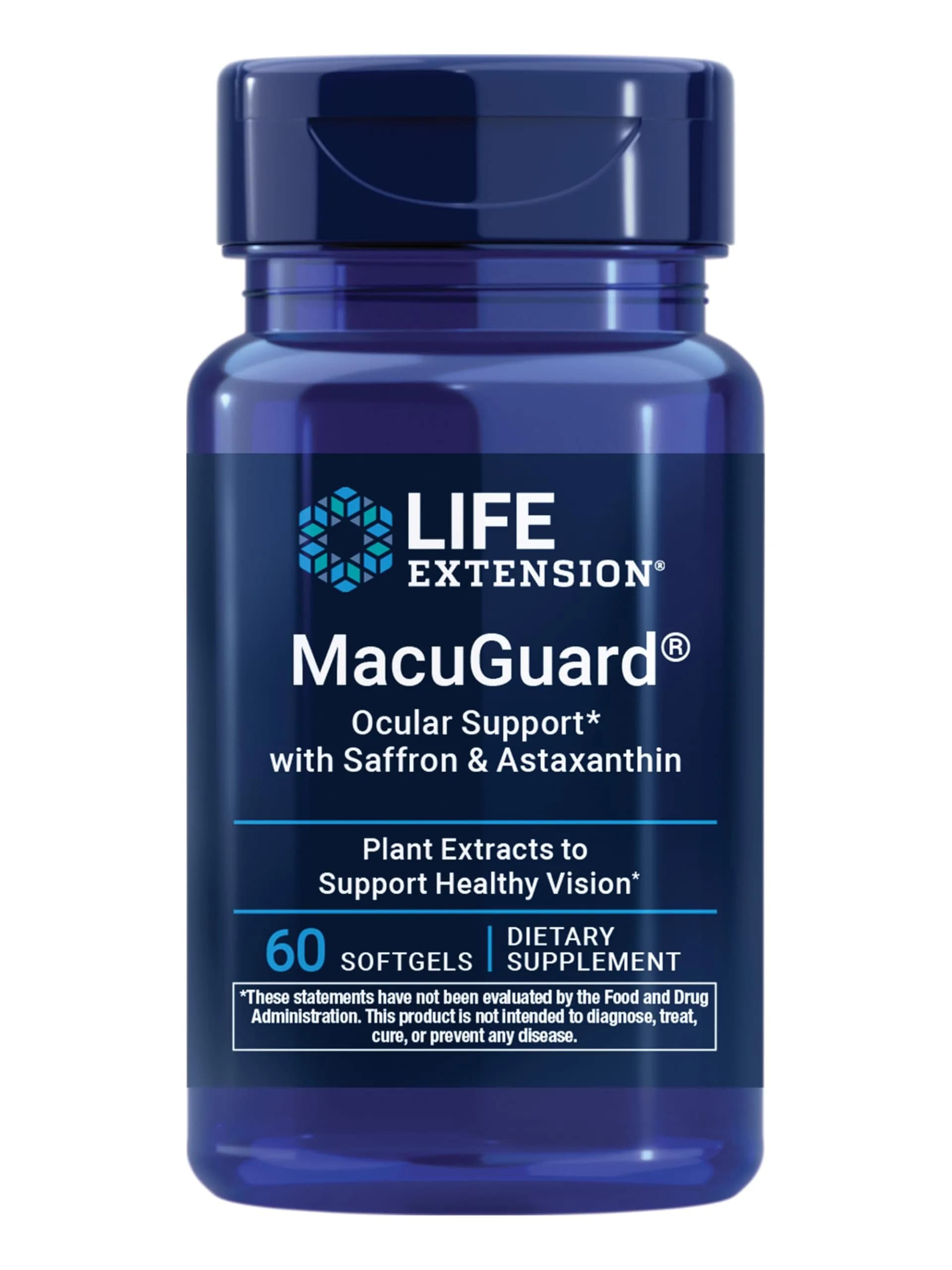 Life Extension MacuGuard Ocular Support with Saffron and Astaxanthin Softgels 60 Count | Supports Healthy Vision with Lutein & Zeaxanthin - main product image