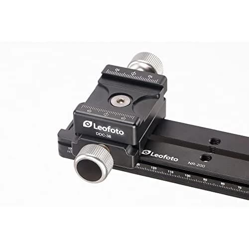 LEOFOTO 38mm DDC-38 Twin/Double Clamp Set | Arca Compatible Camera Support Clamp thumbnail 1