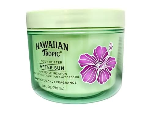 Hawaiian Tropic After Sun Body Butter Exotic Coconut 240ml (8 Fl Oz) | Deeply Nourishes and Hydrates Skin thumbnail 1