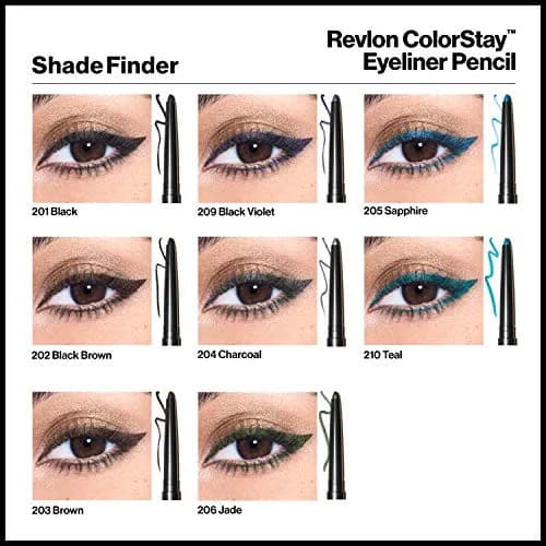 Revlon ColorStay Waterproof Eyeliner Pencil Teal 0.28g (0.01 oz) | Ophthalmologist Tested for Sensitive Eyes thumbnail 7