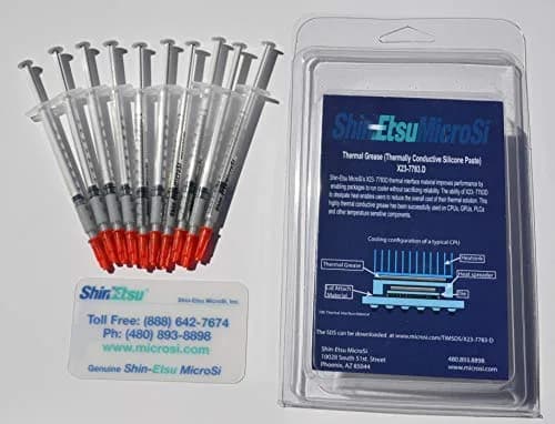 Shin-Etsu X23-7783D Thermal Grease 10x0.5g Syringes | High Performance Thermal Conductivity 6.0 W/mK thumbnail 1