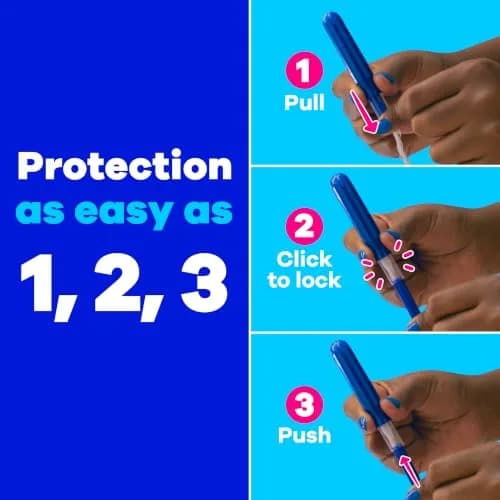 Tampax Compact Pearl Tampons Multipack Regular/Super 30 Count | LeakGuard Braid & Extendable Applicator thumbnail 5
