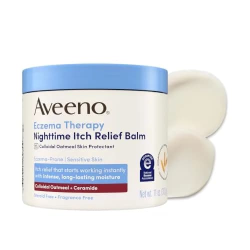 Aveeno Eczema Therapy Nighttime Itch Relief Body Balm 312g (11 Oz) | Soothes Itchy Skin & Restores Moisture Barrier thumbnail 1
