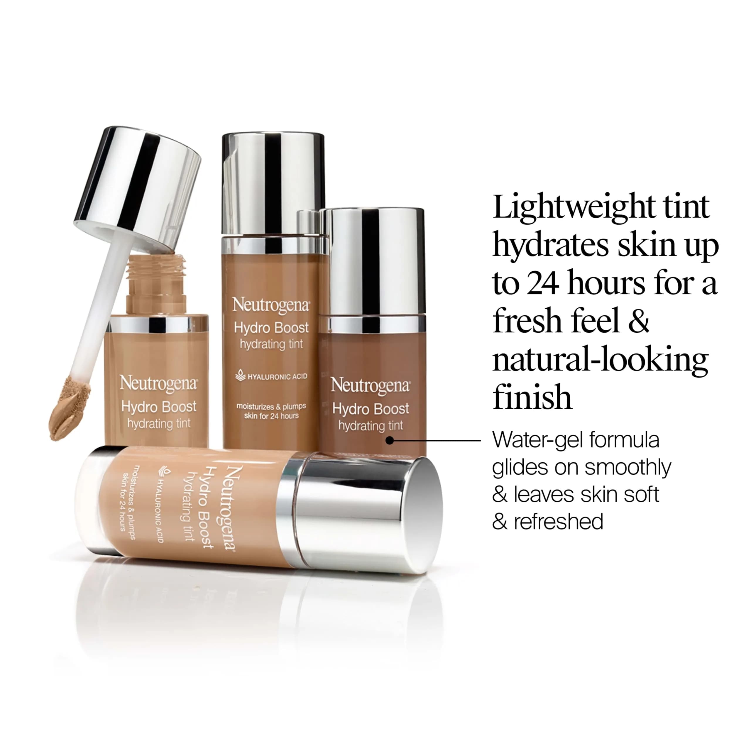 Neutrogena Hydro Boost Hydrating Tint Foundation Buff 30 | Hydrates & Evens Skin thumbnail 2