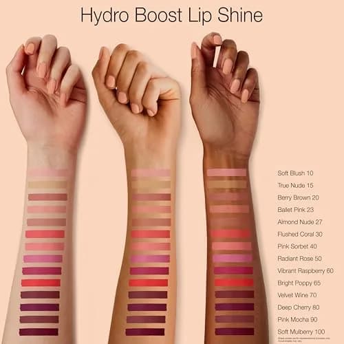 Neutrogena Hydro Boost Moisturizing Lip Gloss Berry Brown 2.96ml (0.10 oz) | Hyaluronic Acid Hydration thumbnail 2