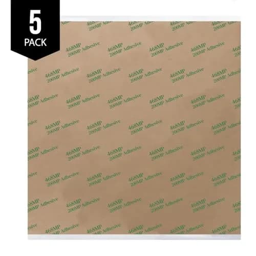 Gizmo Dorks 468MP Double Sided Adhesive Transfer Tape Sheets 20.3 x 20.3 cm (8 x 8 in) | High Temp Acrylic Foam Tape for 3D Prints & Graphics thumbnail 6