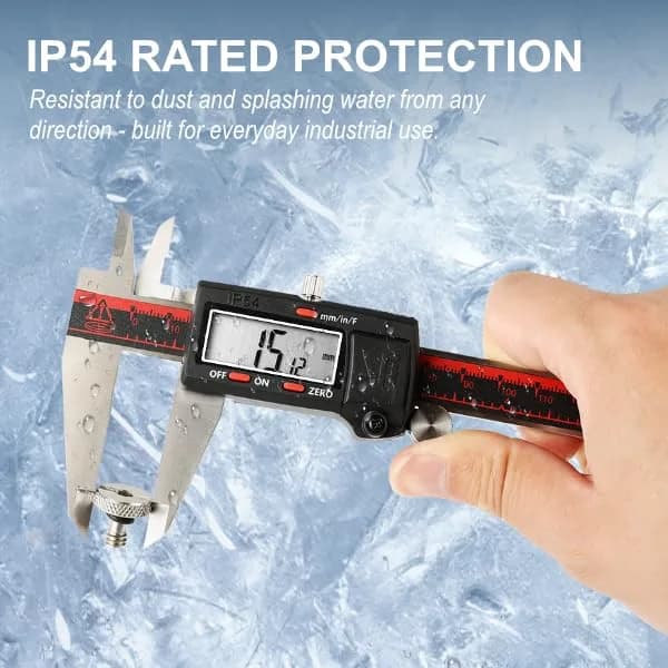 VINCA DCLA-0805 Digital Caliper 200mm (8 Inch) | IP54 Stainless Steel Precision Measurement thumbnail 5