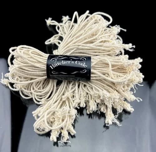 Butcher's Code Rotisserie Cooking Ties – 50 Heat-Safe Cotton Elastic Loops | Secure Poultry & Meat thumbnail 5