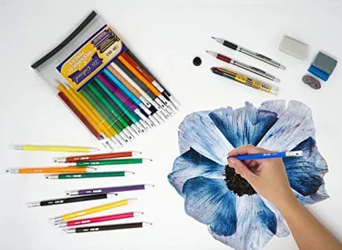 June Gold 36 Assorted Colored 2.0 mm Lead Refills | Vibrant, Break-Resistant, Pre-Sharpened for Heavy Use thumbnail 2