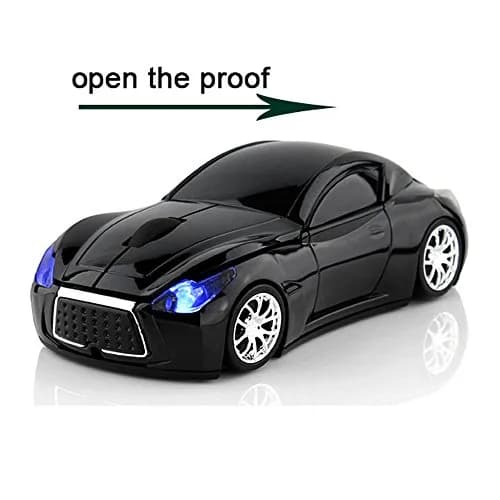 MGbeauty Sports Car Wireless Mouse | 1600 DPI Optical Gaming Mouse for PC & MAC (Blue, 11.2cm) thumbnail 4