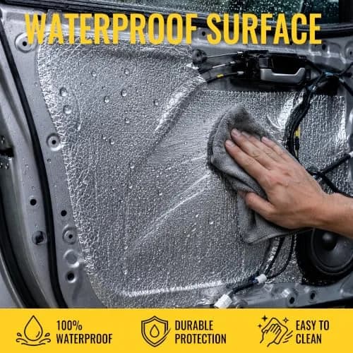 uxcell 10.8 Sqft Car Sound Deadening Mat Noise Insulation Dampening 394mil | Sound Proofing for Vehicles thumbnail 5