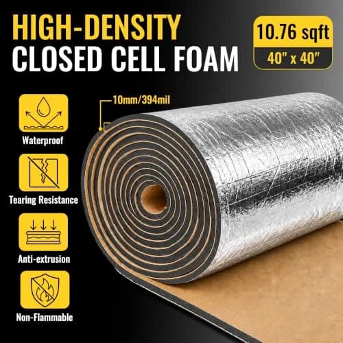 uxcell 10.8 Sqft Car Sound Deadening Mat Noise Insulation Dampening 394mil | Sound Proofing for Vehicles thumbnail 2