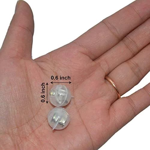 Neo LOONS Red Round LED Balloon Lights 100 Count (2.9 oz) | Long Standby Time for Paper Lanterns & Parties thumbnail 4
