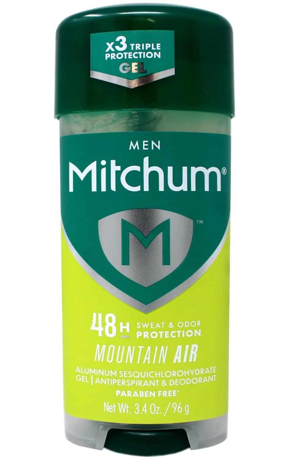Mitchum Advanced Gel Anti-Perspirant & Deodorant, Mountain Air 3.4 oz (9-Pack) | All-Day Sweat & Odor Protection — 3.4 Ounce