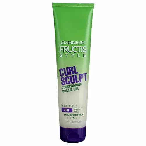 Garnier Fructis Curl Sculpt Conditioning Cream Gel 5 oz (150ml) Pack of 2 | Extra Strong Hold for Curly Hair thumbnail 4