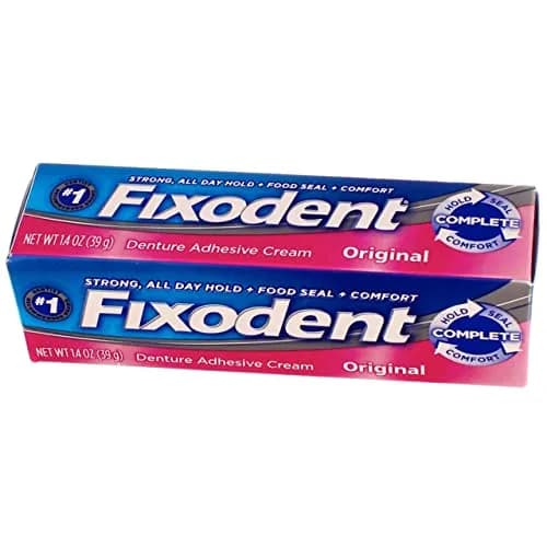 Fixodent Denture Adhesive Cream Original 1.40 oz (Pack of 2) | Dependable hold for daily denture wear thumbnail 2