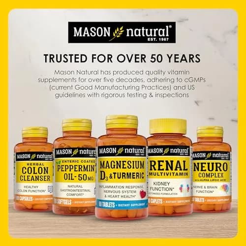MASON NATURAL Collagen with Vitamin C & Biotin 1500mg | Supports Hair, Skin & Nails (70-120 chars) thumbnail 7