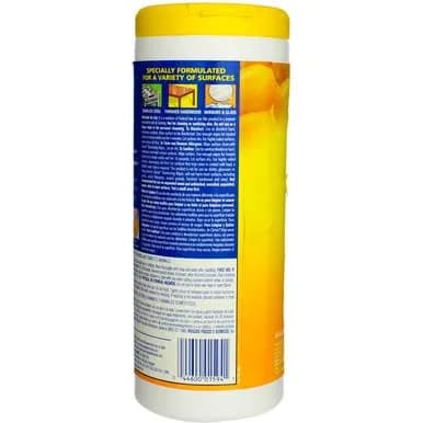 Clorox Disinfecting Wipes Lemon 35CT | Thick, 99.9% Germ Kill, Bleach-Free, Multi-Surface (enables 210 wipes, 2.27kg) thumbnail 6